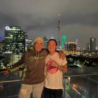 Adam with Anthony Kim