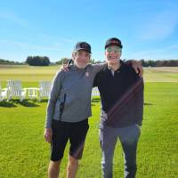 Adam and Son at Arcadia Bluffs