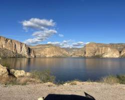 Adam and Yoda at Canyon Lake Adam and Yoda at Canyon Lake